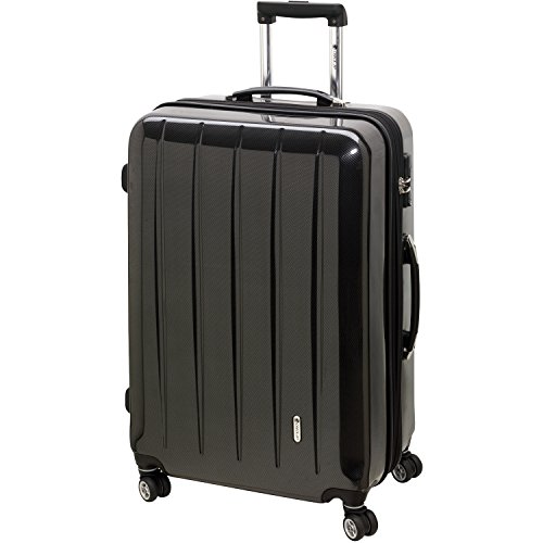 CHECK.IN Trolley London-TSA, Carbon schwarz, ca. 75cm/110 Liter/5,3Kg (XL, Carbon schwarz)