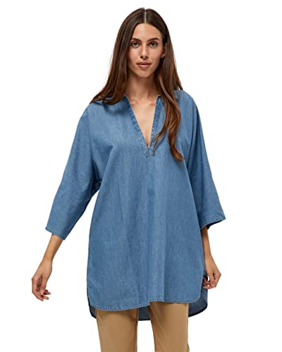 Peppercorn Women's CIA Tunic, Light Blue WASH, XL