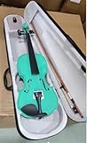 Standard Violine Violine Holz Anfänger Praxis Massivholz Geige(4/4-fnity blue)