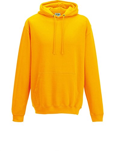 Just Hoods College Hoodie, Gold, XL