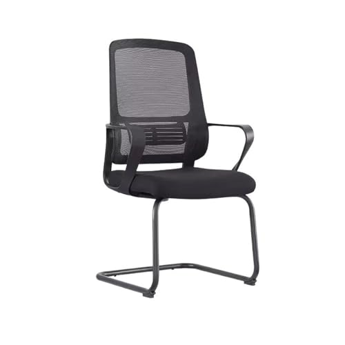 Zhaoj24-05 Bürostuhl Ergonomischer Einfacher und moderner Bürodrehstuhl for Personal, Bürostuhl, Lendenwirbelsäule, Computerstuhl, modisch, mit buntem Netzstuhl Schreibtischstuhl(Schwarz)