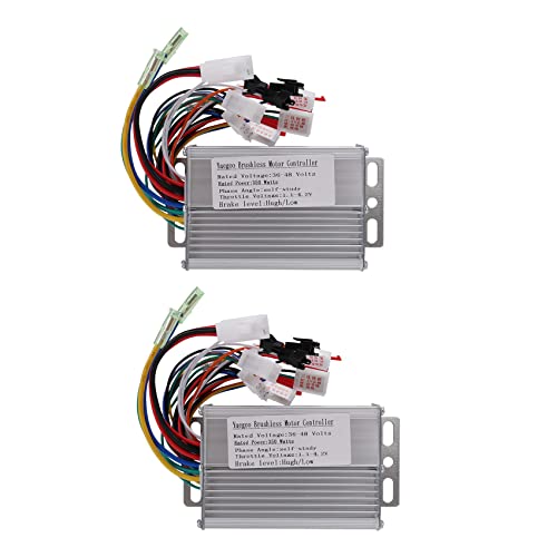 SICOSALT 2X Fahrrad Bürstenlos DC Motor Controller 36V / 48V 350W für Fahrrad Elektrisches Fahrrad Scooter Zubehör Teile