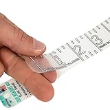 Quik Measure Pro Maßband für Angeln, Kajak, Kanu, Kühler, Werkbank, Gaff – transparent, wasserdicht, 91,4 x 2,5 cm