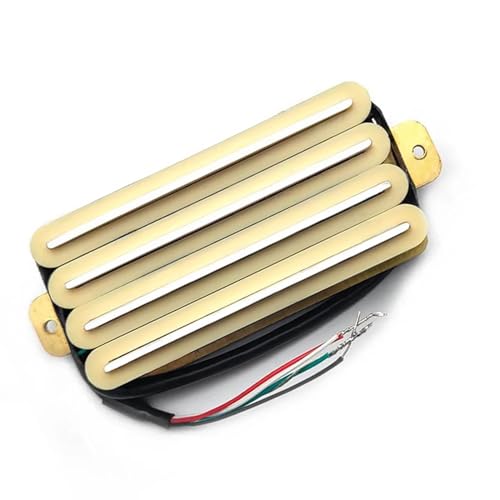 E-Gitarre High Output Track Type Four Coil Humbucker Pickup Zubehör e gitarren tonabnehmer (Color : Yellow)