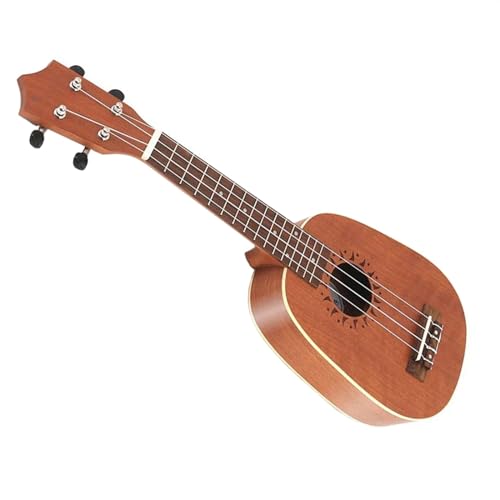 21 Zoll Matte Ukulele Sapele Holz 4 Saiten Mini Gitarre Ukulele Musikinstrument Ukulele Einsteiger Kit (Color : 02)