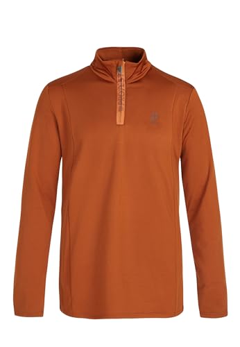 Protest Herren Fleece Will Mit Kinnschutz Umberorange M