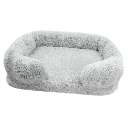 Große Hundebetten, Eier-Baumwoll-Haustiermatratze, Plüsch-Haustier-Hundesofabett mit waschbarem Bezug, orthopädische Couch, Haustierbett, Winter, warmes Katzenbett, Kuschelbett weich, Donut-Hundebett,