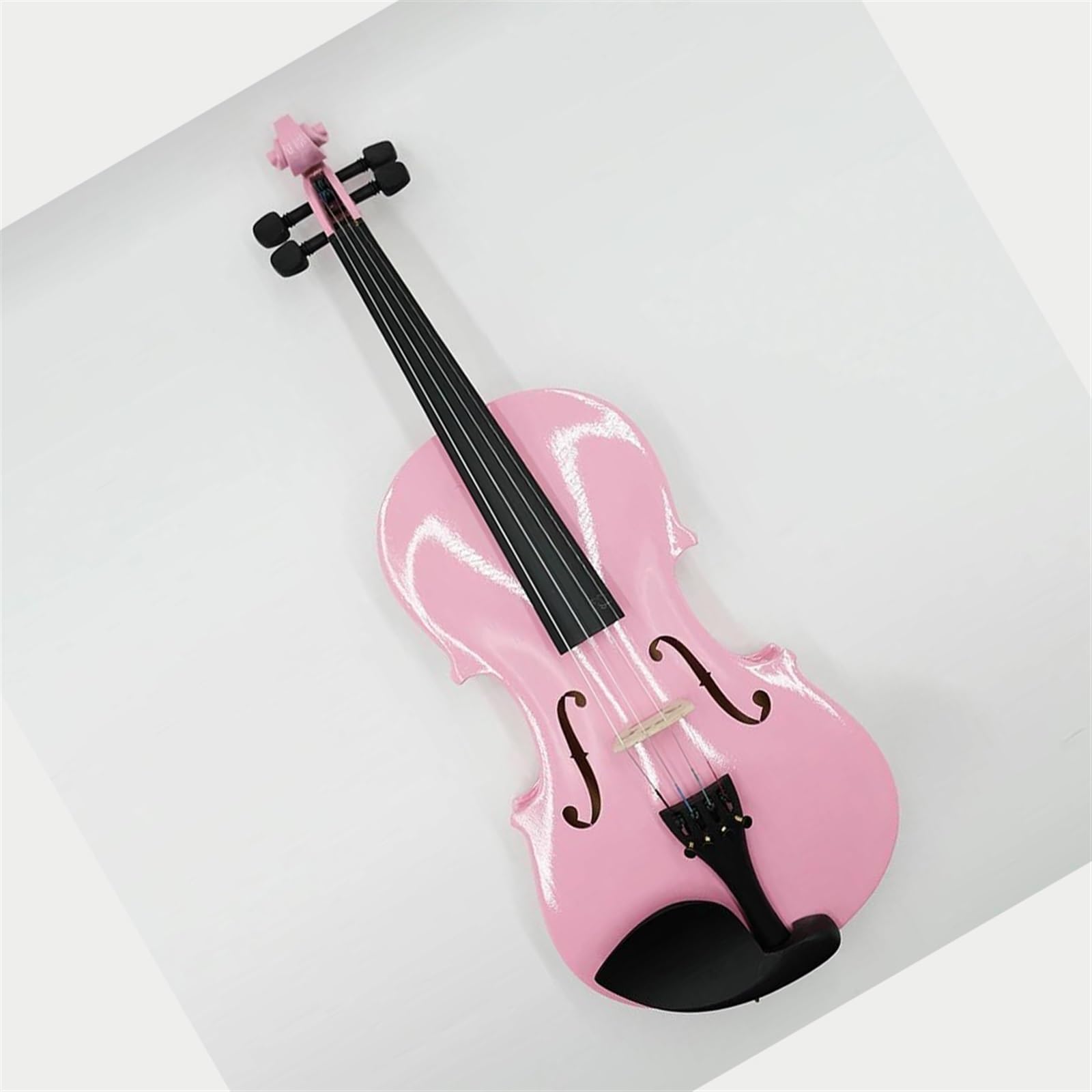 Standard Violine Holzgeige Mit Geigenkasten Und Geigenbogen Von Musikinstrument Und Teile 4/4(Pink)