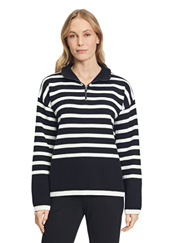 Cartoon Damen 5423/7082 Pullover, Black/Cream, 42