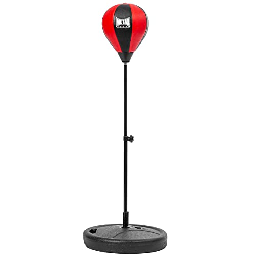 METAL BOXE Punching Ball für Kinder, Unisex, Schwarz/Rot, 80 bis 120 cm