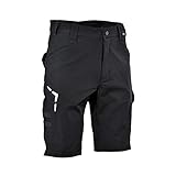 COFRA V593-0-05.Z58 BORTAN Shorts, Schwarz/Schwarz, Größe 58