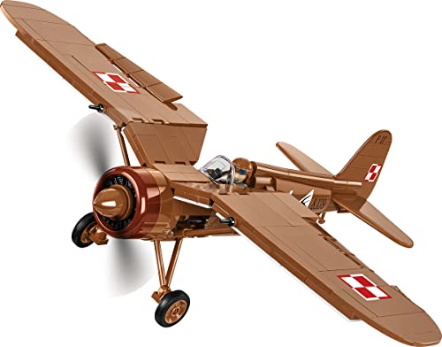 COBI Historical Collection 5742 - PZL P.11c Flugzeug WWII, 320 Bauteile