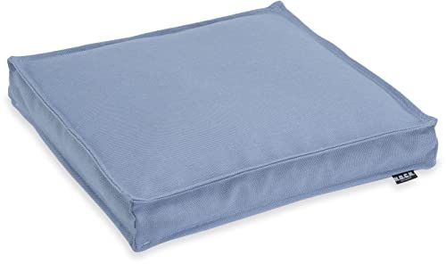 HOCK Caribe Outdoor Sitzkissen CLOU Stuhlkissen wasserabweisend/lichtecht (6-7) 40x40x5cm hellblau Celeste Light Blue