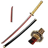 Eroberer Replica Schwerter Cosplay Schwerter Tsugikuni Yoriichi Samurai Schwert, Schwert Kunststoff Schwert für Kostüm Spielen Halloween Cosplay Geschenk