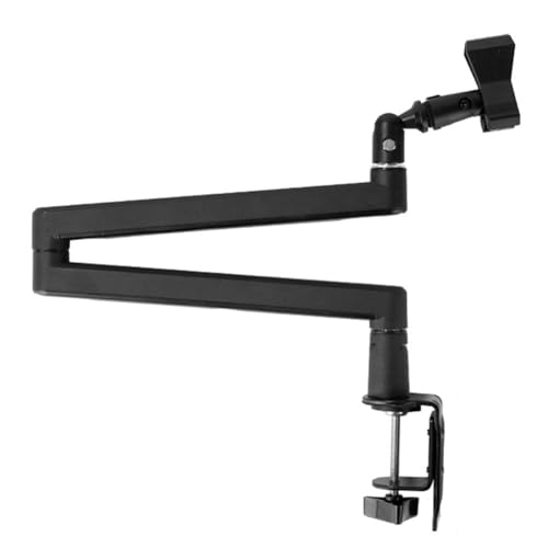 Piuusngy Mikrofonständer Desktop-Mikrofon-Clip-Halter Live Cantilever Ausziehbare Halterung