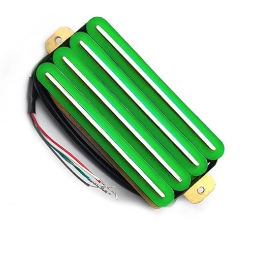 E-Gitarre High Output Track Type Four Coil Humbucker Pickup Zubehör e gitarren tonabnehmer (Color : Green)