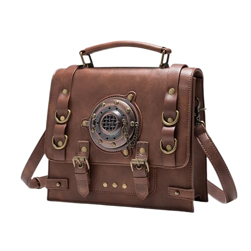 Frauen Tasche Alte Stile Umhängetasche PU Leder Schulter Tasche Punk Messengers Tasche Student Schule Tasche Für Reise Einkaufen