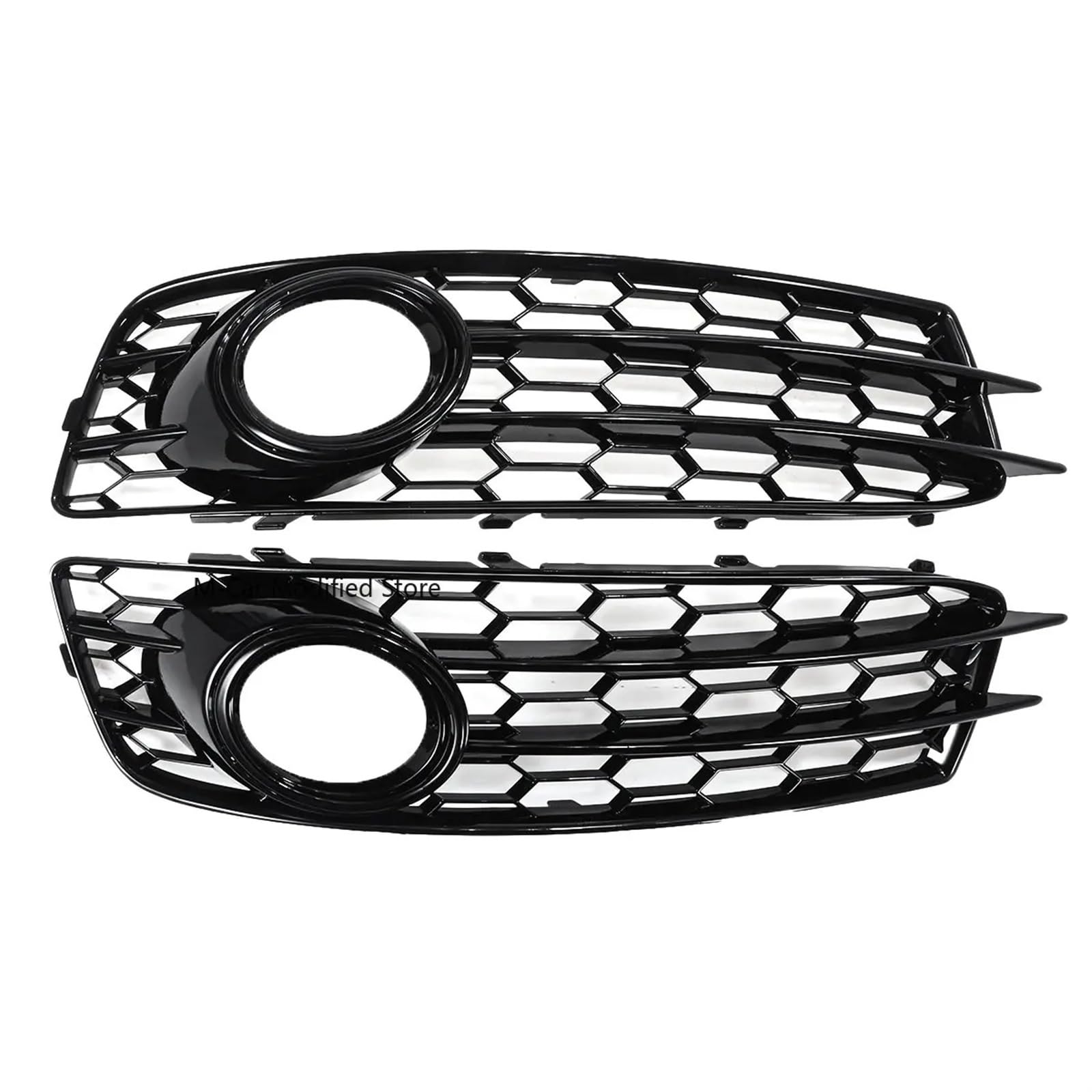 Frontgrills Für Für A3 8P Für S-Linie 2009 2010 2011 2012 8P0807682 Auto Front Stoßstange Nebel Licht Lampe Kühlergrill Grill Abdeckung Mesh Front Bumper Grille(Chrome Silver)