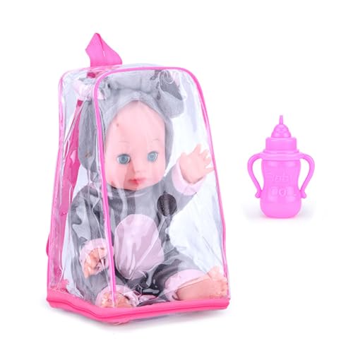 LARUISEE Puppen 33 cm Weicher Körper Neugeborene Puppen Babypuppen Schlafaugen Offene Kind Jahren