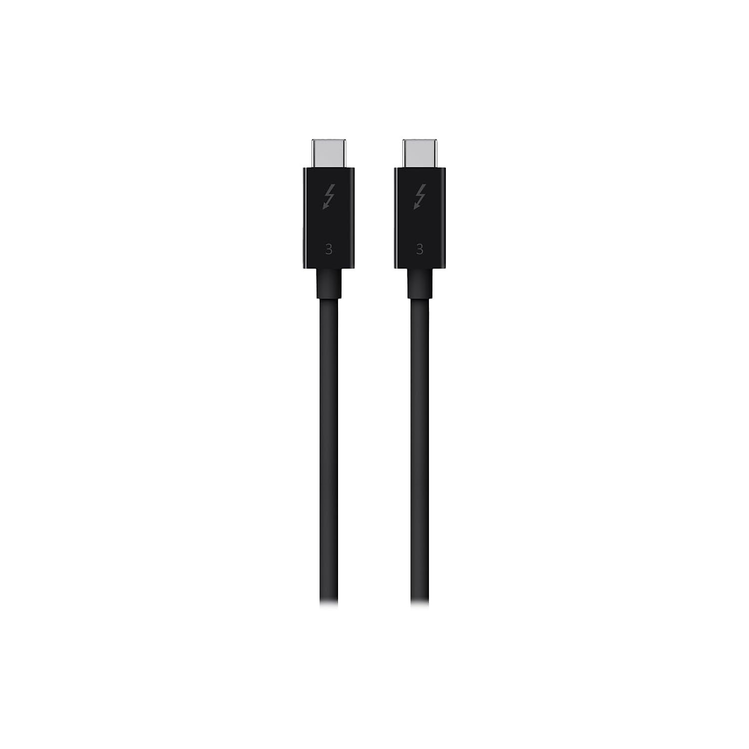 Belkin Thunderbolt 3 USB-C-Kabel (0,8 m, 40 Gbit/s, 5K, 100 W, Typ C 3.1) schwarz