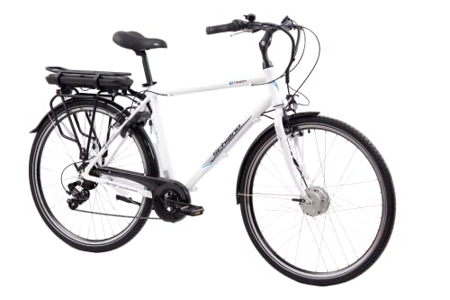 F.lli Schiano Men's E-Moon E-Bike, Weiss, 53cm