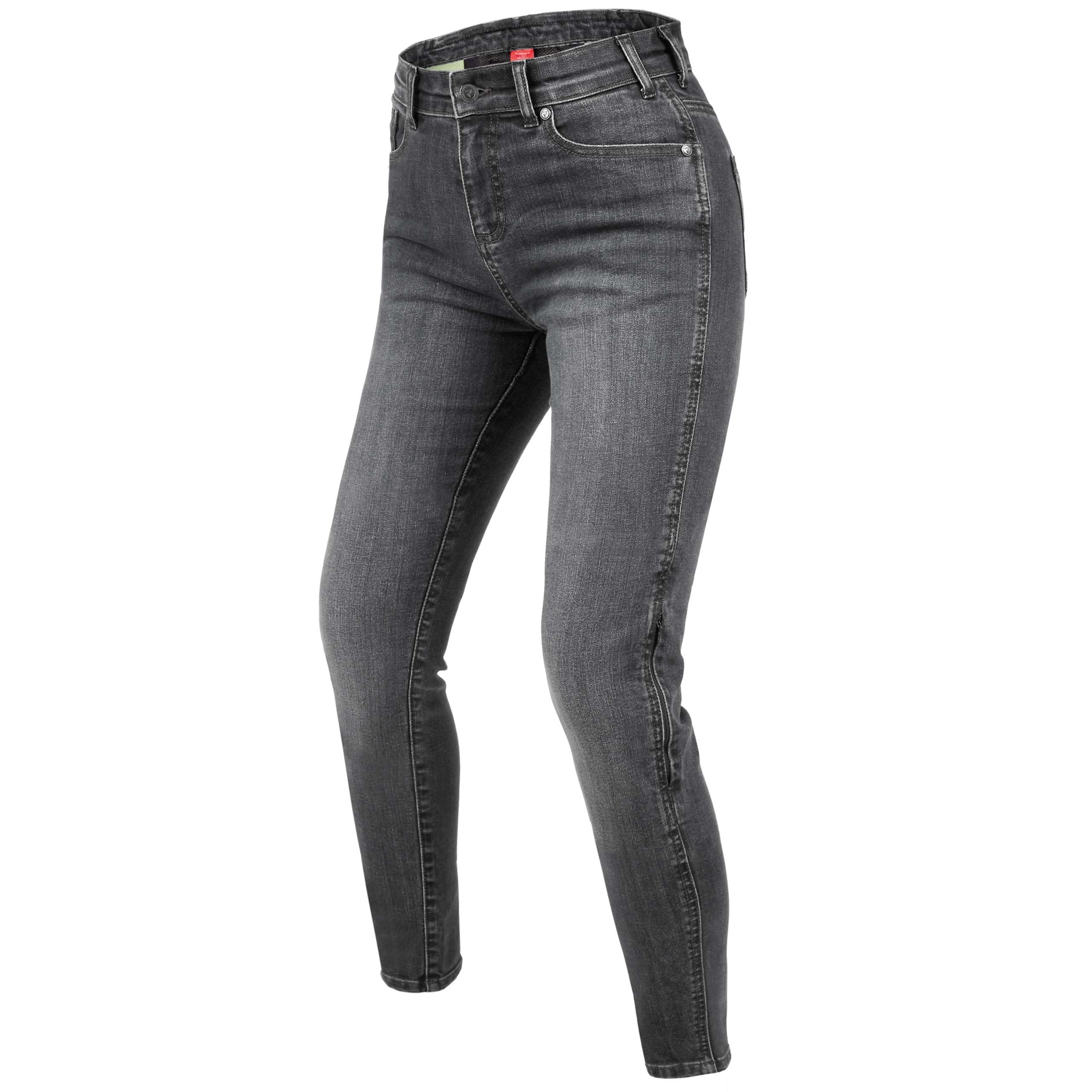 REBELHORN Classic III Lady MotorradJeans Damen | Aramidfaser Futter | SAS-TEC Knie und Hüftprotektoren | Slim Fit