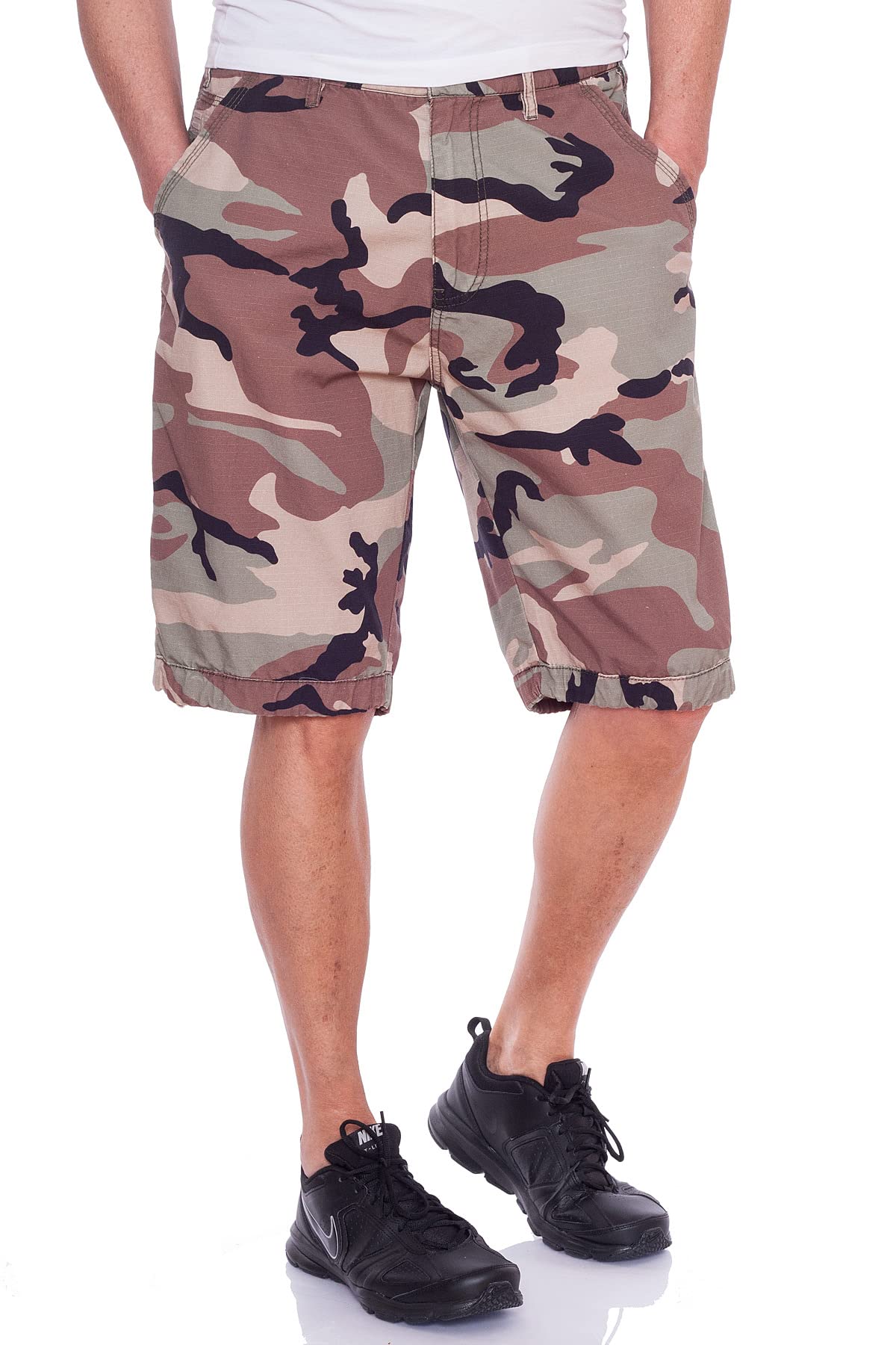 JET LAG Herren Shorts 23-951 Military Camo, Größe:W34