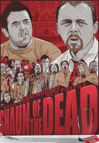 HfmQuisutron Jigsaw Puzzle 1000 Stück Komödie Horrorfilm Shaun of The Dead Poster Buntes Geschicklichkeitsspiel Für Die Ganze Familie Erwachsene Xy141Tk