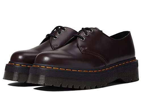 Dr. Martens 1461 Quad Burgundy Smooth UK 6 (US Men's 7, US Women's 8) Medium