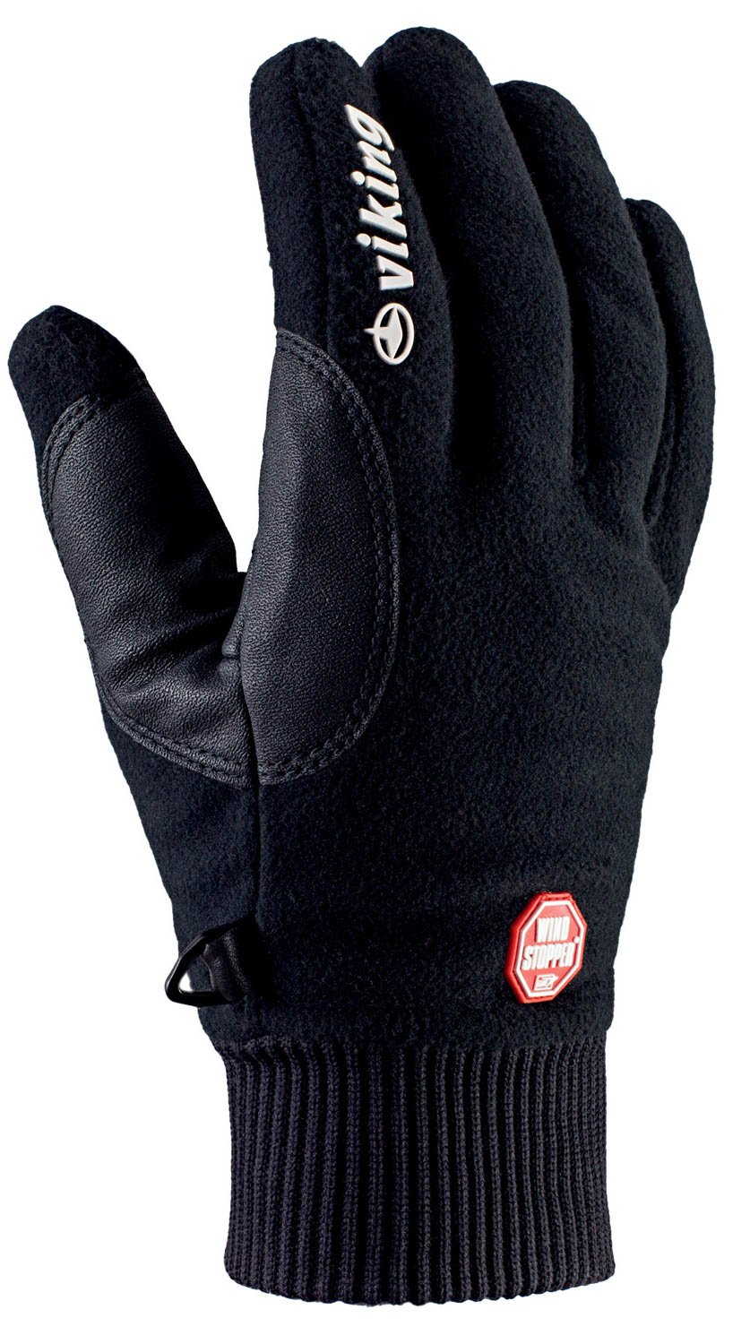 VIKING Multifunktions Allround Handschuhe Damen und Herren Winter Fleece mit Gore Windstopper Membrane - warm und Winddicht - Solano, 09 schwarz, 5