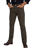 JP 1880 Herren 5-pocket Twill Bauchfit, Garment Dyed Hose, Dunkel Marine, 33W 32L EU