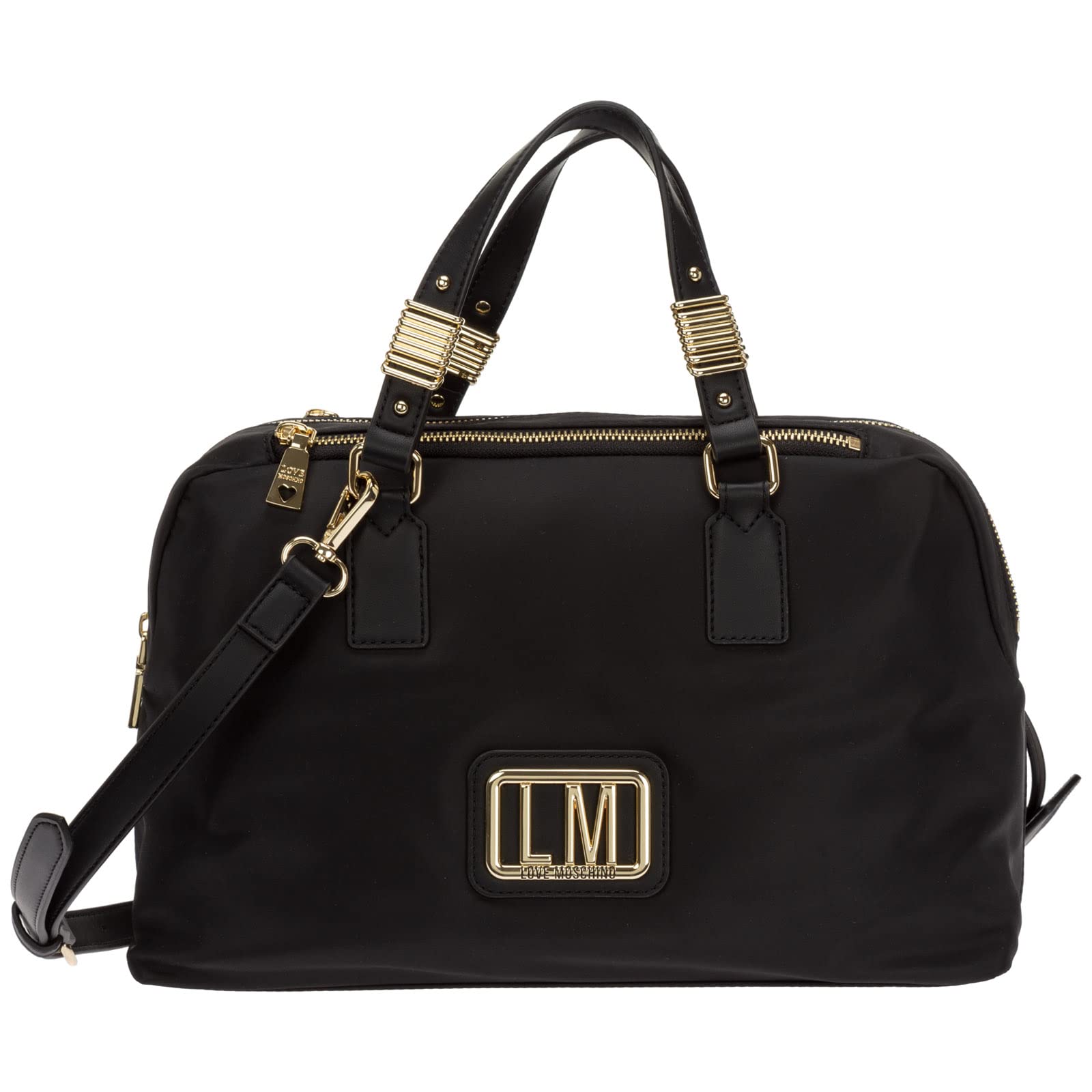 Love Moschino damen lm plaque Handtaschen nero