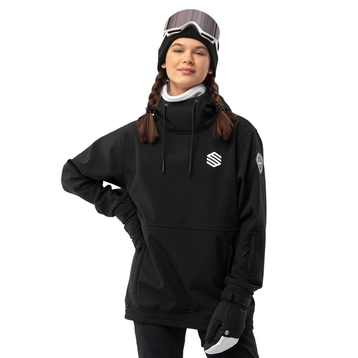 SIROKO - Snowboardjacke für Damen W1-W Skywalk - XXL - Schwarz