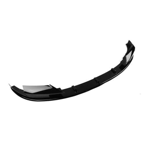 Splitter Für F10 M5 2012-2016 4-teilige Frontspoilerlippe Splitter Führungsplatte Glänzend Schwarz Carbon Fiber Look Frontlippe(Glossy Black)