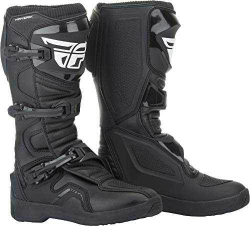 Fly Herren 990014705 Motorradstiefel, Schwarz, 42 EU