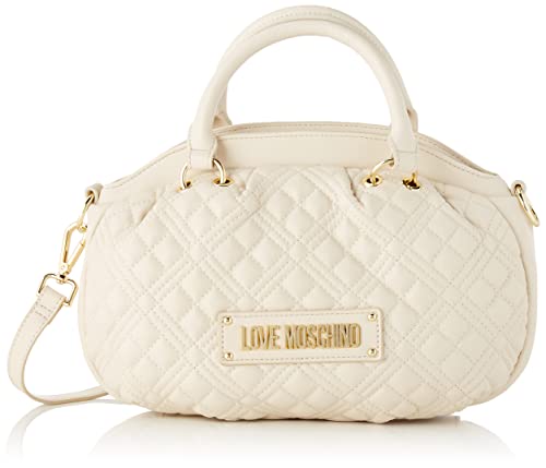 Love Moschino Damen Borsa Quilted Pu Avorio Umhngetasche, Elfenbein