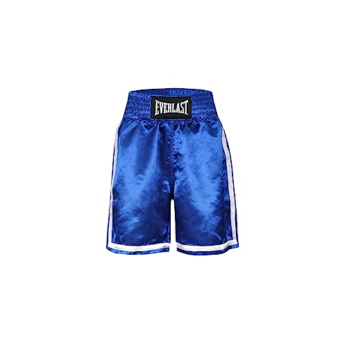 Everlast Erwachsene Hose Competition Boxing Short, Farbe: Blau/White, Größe: XL