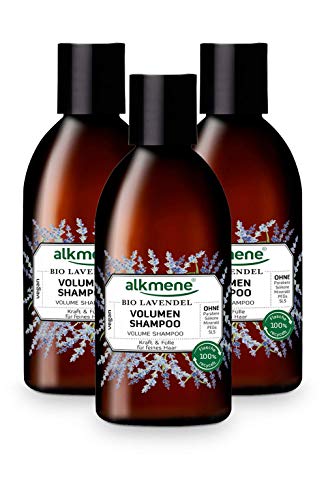 alkmene Volumen Shampoo mit Bio Lavendel, für feines und plattes Haar, 250 ml - 2er Pack (2 x 250 ml)