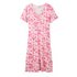 TOM TAILOR Damen Jerseykleid, rosa, Allover Print, Gr. 38