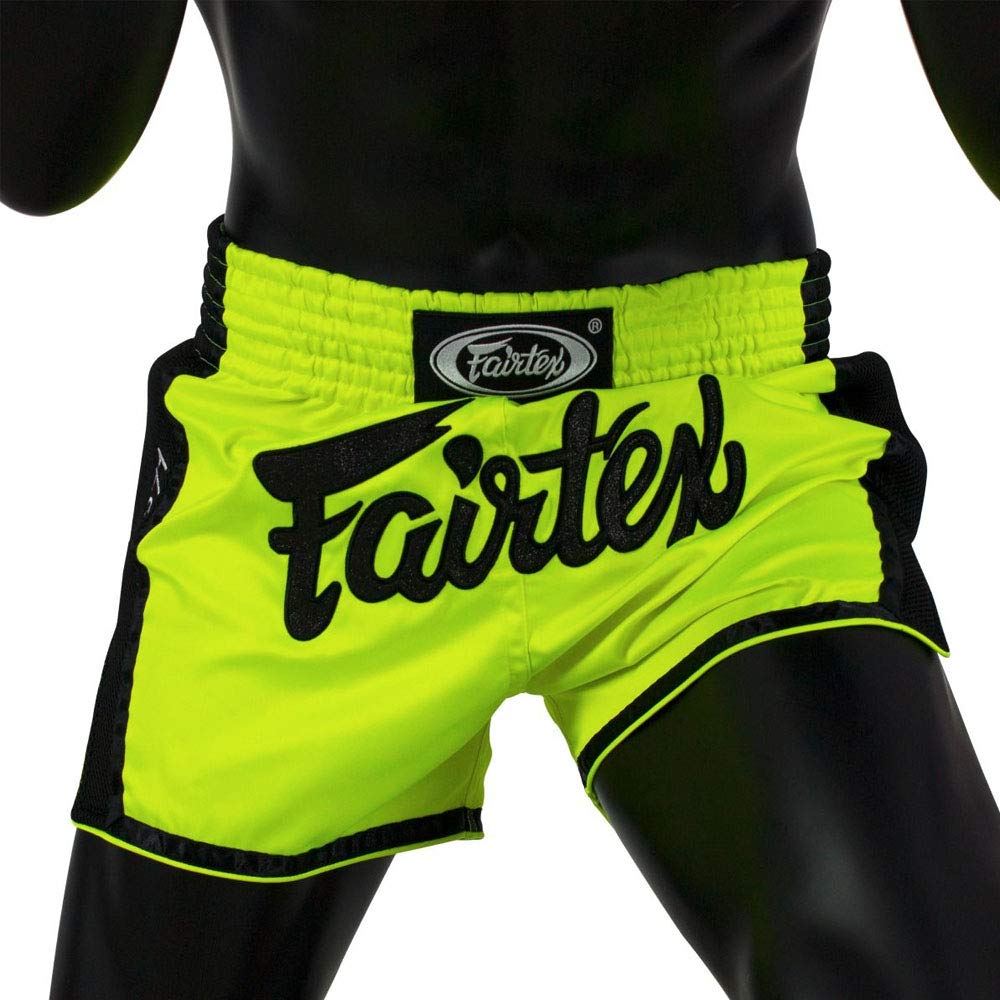 Fairtex Muay Thai Shorts, BS1706, neon-gelb Größe L