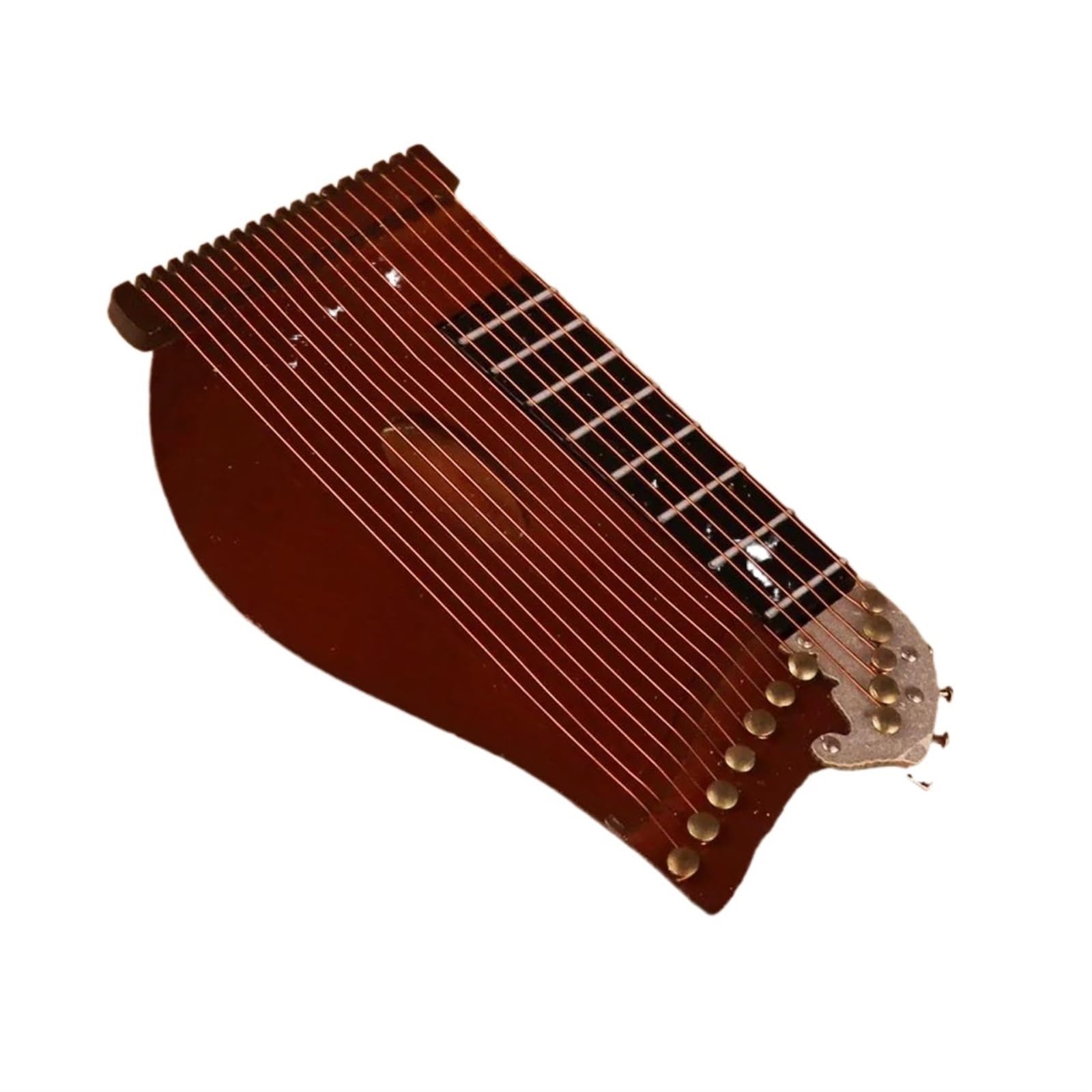 Miniatur-Guzheng-Modell, Mini-Guzheng-Instrument, Kopie, Miniatur-Ornamente, Heimdekoration Musikinstrumente Miniatur