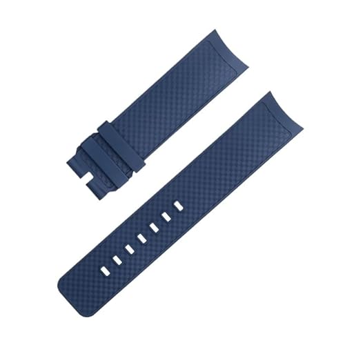 IOTUP Uhrenarmband mit gebogenem Ende, 22 mm, Schnellverschluss, für IWC-Armband, Aquatimer-Familie, Fluoro-Gummi-Armband, Einheitsgröße, Achat