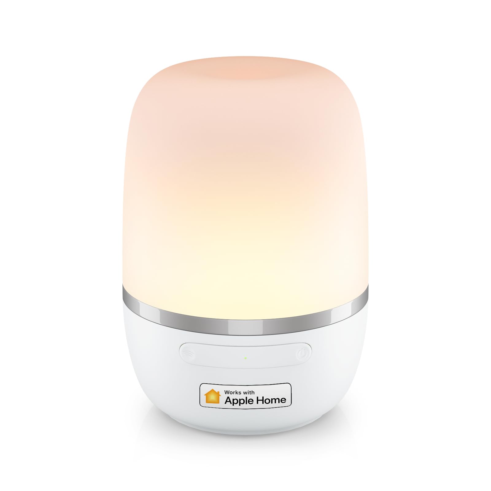 meross RGBWW WLAN LED Nachttischlampe Funktioniert mit Apple HomeKit, Dimmbar Atmosphäre Nachtlampe für Schlafzimmer Wohnzimmer mit USB-Kabel, Funktioniert mit Alexa und Google Home