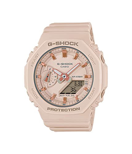 G-Shock Damen GMAS2100-4A Rosa/Roségold Einheitsgröße, Pink/Roségold, One Size, GMAS2100-4A