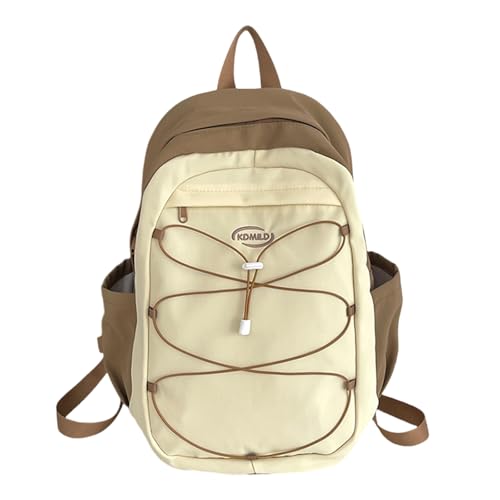 Harajuku Rucksack Schule Studenten Große Kapazität Laptop Tasche Daypack Bungee