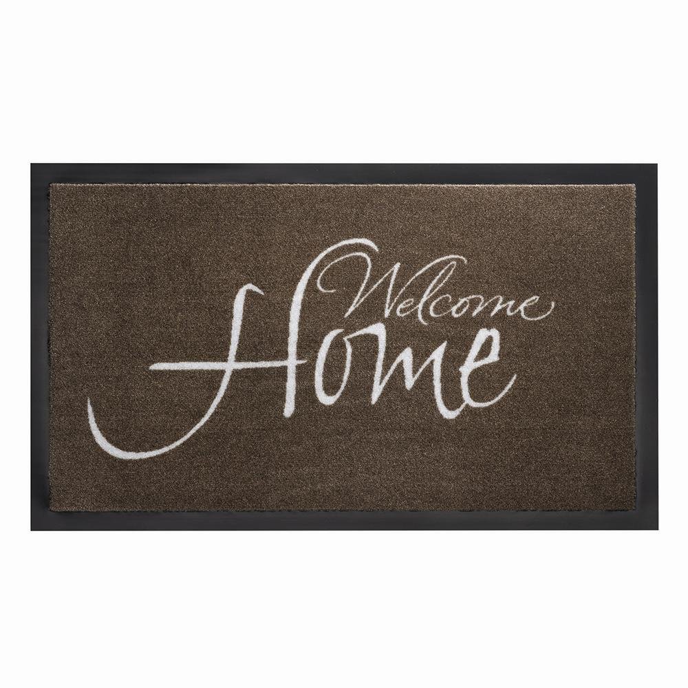 Siena Home Fußmatte PEVA Welcome TA. 45x75cm, Taupe