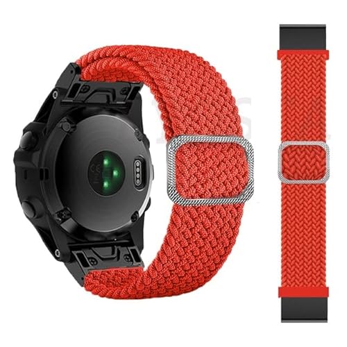 OPKDE Sport-Nylon-Armband für Garmin Fenix 6X 6 Pro 5X 5 7X 7 3HR Forerunner 935 Smart Watch, Schnellverschluss-Armband 26 mm 22 mm, 26mm D2 MK1 MK2i, Achat