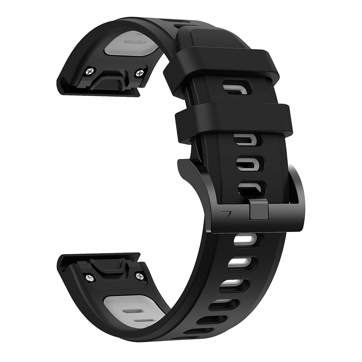 OPKDE 22 x 26 mm Smartwatch-Herrenarmband für Garmin Fenix 7, 7X, 6, 6X, Pro, 5X, 5 Plus, Epix, Schnellverschluss, offizielles Silikon-Armband, For Approach S60 S62, Achat