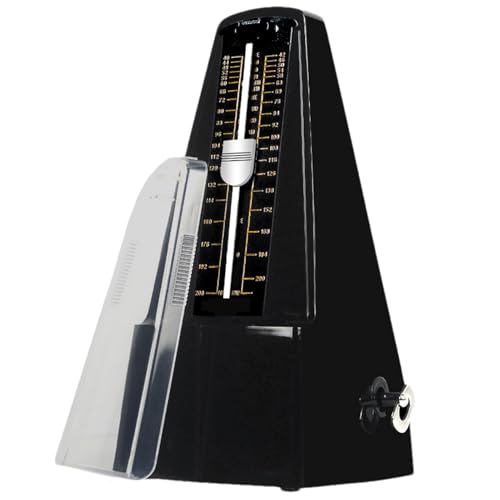 Metronom Mechanisch - Hochpräzise Metronome Klavier Mechanisches Metronom, Gitarre Metronom, Track Beat Lauter Klang Solide Musik Metronom Tuner für Violine Drums Piano Gitarre