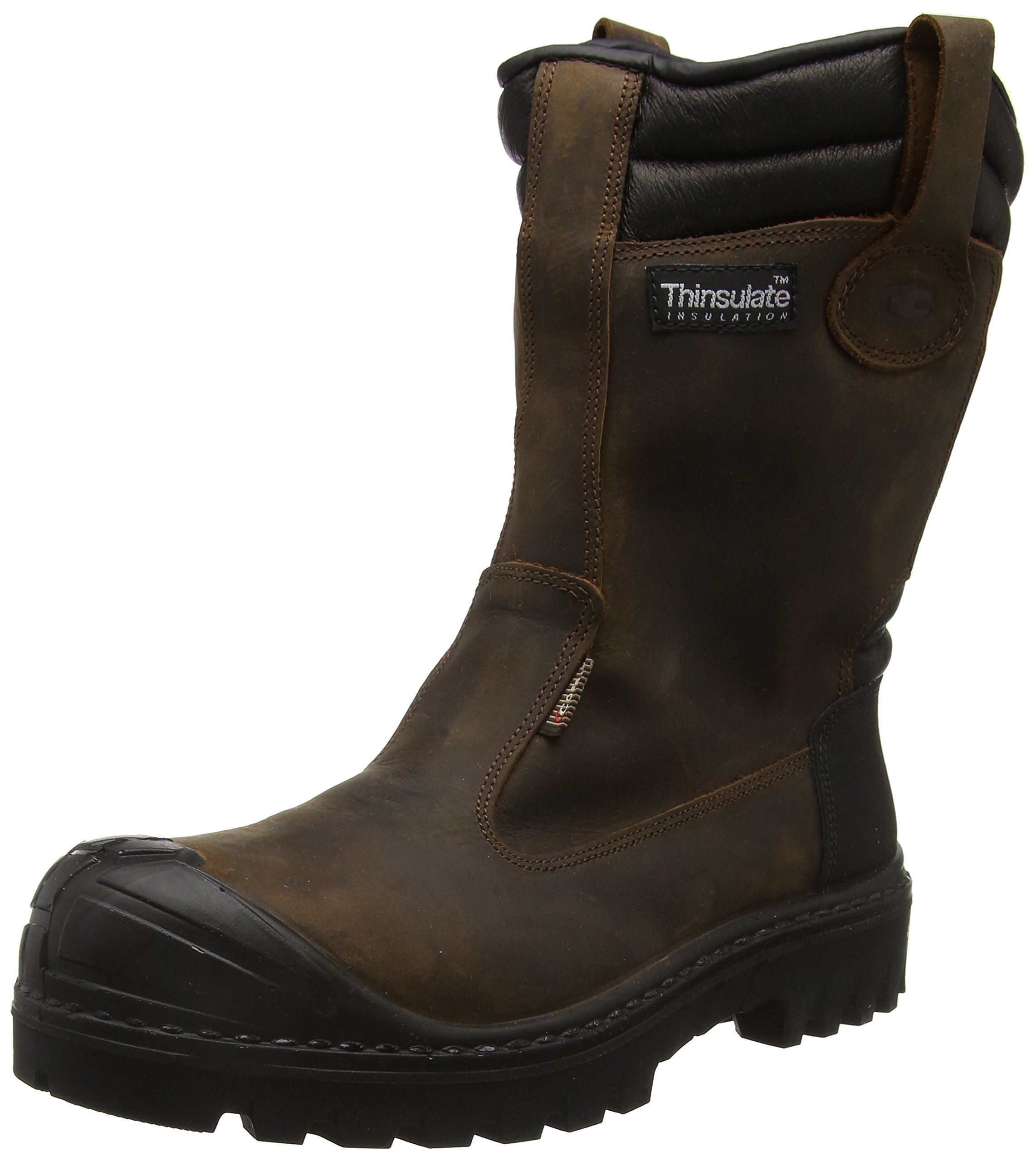 Cofra 26550-000.W40 BARANOF UK S3 CI HRO SRC Sicherheitsstiefel, Braun/Schwarz, Größe 40